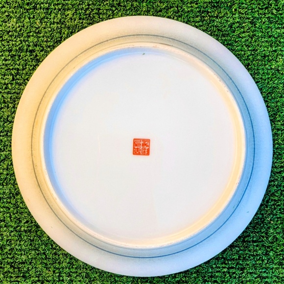 Vintage Japanese Imari Ware Floral/Lotus/Peony Handpainted Porcelain 9" Bowl NOS - Picture 6 of 9